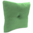 thumbnail image 6 of Jordan Manufacturing 23.5" x 24" Canvas Cucumber Green Solid Square Tufted Outdoor Deep Seat Chair Back Cushion with Fabric Button (2 Pack), 6 of 10