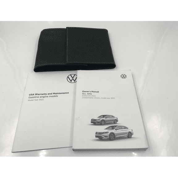 2021 Volkswagen Jetta GLI Owners Manual Set with Case OEM J03B51007