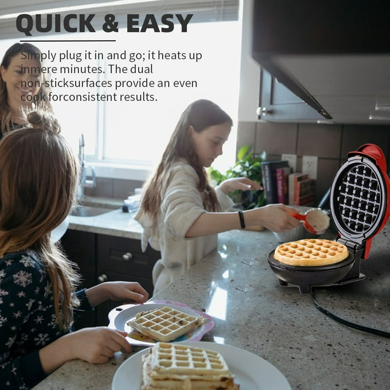 Mini Waffle Maker Machine for Individuals, Paninis, Hash Browns