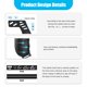 thumbnail image 3 of Controlador de realidad virtual de plástico Manga protectora portátil Portátil desmontable de pulsera flexible Reemplazo para Oculus Quest 2 Inevent EL014464-00B, 3 of 7