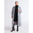 thumbnail image 2 of Free Assembly Women's and Women's Plus Long Wool Blend Coat, Sizes XS-4X, 2 of 5
