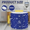 thumbnail image 2 of Portable Bathtub for Adults, Easy to Assemble Collapsible Bathtub （31.5"L x 26"）, Suitable for Travel, Camping and Outdoor Activities (Starlit Sky, L), 2 of 9