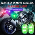 thumbnail image 5 of 4pcs Wireless LED Strobe Lights Car Decor Atmosphere Light, 8 Colors Rechargeable Led Lights LED Warning Light, 5 of 5