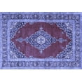 thumbnail image 1 of Ahgly Company Indoor Rectangle Medallion Blue Traditional Area Rugs, 8' x 12', 1 of 4