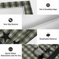 thumbnail image 6 of Sage Green Black Plaid Outdoor Rug for Patio/Deck/Porch, Non-Slip Large Area Rug 3 x 5 Ft, Vintage Star Buffalo Check Rustic Indoor Outdoor Rugs Washable Area Rugs, Camping Rug Carpet Runner, 6 of 8