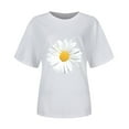 thumbnail image 5 of ZunFeo Womens Summer Tops Juniors Short Sleeve Tops Casual Cozy Crew Neck Graphic Tee Shirts, 5 of 5