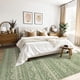 thumbnail image 2 of Alfombra Tortania 305x366 cm, Lavable, Suave, Estilo Bohemio Marroquí Verde, 2 of 9