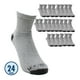 thumbnail image 1 of Fruit of the Loom Quarter Caballero Unitalla Algodón Afelpado Jaspe 24 pares, 1 of 3
