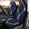 thumbnail image 2 of Juego de 2 fundas para asientos de coche ABPHQTO Cuerda náutica protector universal, 2 of 4