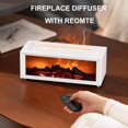 thumbnail image 4 of Fireplace Aroma Essential Oil Diffuser, 150ml Ultrasonic Humidifier, Scent Aroma Diffuser with Remote Control & Timer for Home, Bedroom, Office, Yoga, 4 of 7