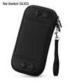 thumbnail image 1 of Nylon EVA Travel Storage Bag for Nintendo Switch 2 OLED Lite, Shockproof Anti-Drop Gaming Console Protective Carrying Case with Zipper, Black, 1 of 8