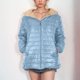 thumbnail image 1 of Parkas de manga larga para mujer, chaqueta de algodón polar liso y grande, abrigo cálido de lana de cordero, abrigo tipo suéter, abrigo para mujer, 1 of 7