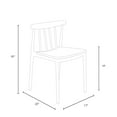 thumbnail image 4 of Inmod Dane Dining / Stacking Chair (Set of 2), 4 of 4