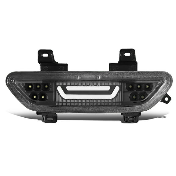 DNA Motoring 3BL-FM15-3D-LED-BK For 2015 to 2018 Ford Mustang 3D LED Bar Third 3rd Tail Brake Light Reverse / Back Up Rear Fog Lamp Black Housing 16 17