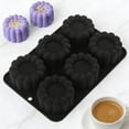 thumbnail image 6 of HEWANG 6 Cavity DIY Silicone Mousse Mold Round Chocolate Cake Molds Square Scented Candle Mould for Cake Cupcake Dessert Decorations, 6 of 6