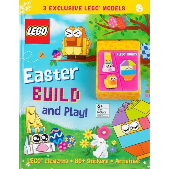 Activity Book with Minifigure Lego Books: Easter Build and Play!, (Paperback)