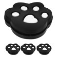 thumbnail image 1 of Miangastore Racquet Shock Absorbers Black Silicone 4Pcs Claw Shape Professional Design, 1 of 8