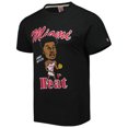 thumbnail image 2 of Men's Homage Jimmy Butler Charcoal Miami Heat Caricature Tri-Blend T-Shirt, 2 of 3