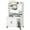 White, variant on Tuekys Cat Litter Box Enclosure with Shelves, Litter Box Enclosure, Hidden Litter Box Furniture, Sturdy Cat Washroom Storage, Indoor Cat House Furniture,White