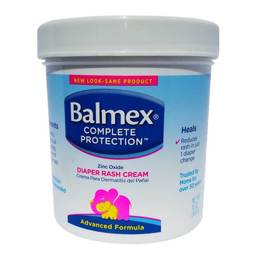 Balmex Complete Zinc Oxide Protection Diaper Rash Cream 16 Oz, 6 Pack