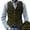Green, variant on British Style Workwear Corduroy Vest for Men Retro Casual Coat Outerwear