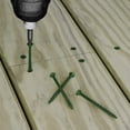 thumbnail image 4 of Tornillos de cubierta Deck Plus #10 x 3, autoperforantes, verdes, 2,27 kg, 4 of 9