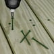 thumbnail image 4 of Tornillos de cubierta Deck Plus #10 x 3, autoperforantes, verdes, 2,27 kg, 4 of 9