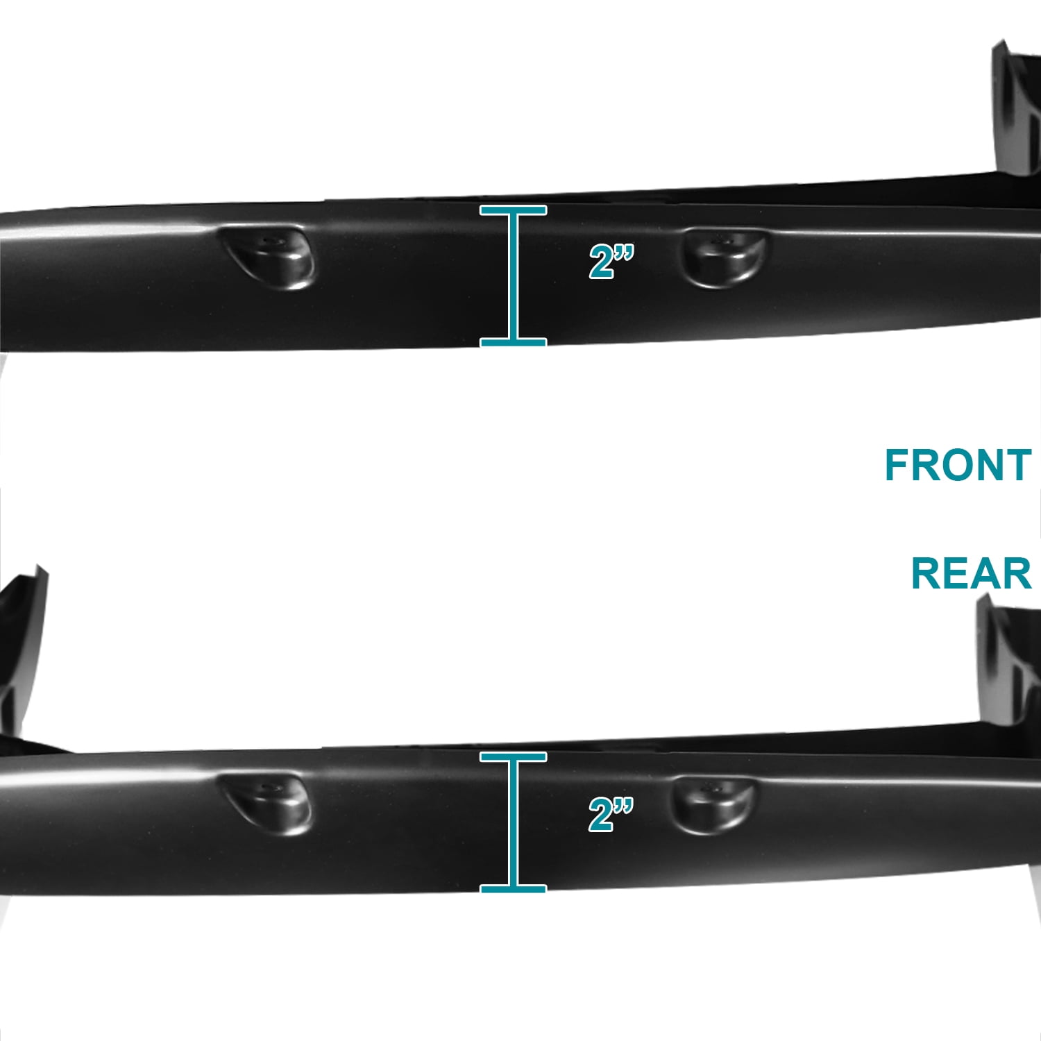 Paintable Pocket Rivet/Bolt Style Fender Flares – Full 4-Piece Set For 2016-2017 Toyota Tacoma 8 thumbnail image