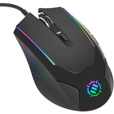 UPC: 0637836587018 | ENHANCE Voltaic Blackout Gaming Mouse