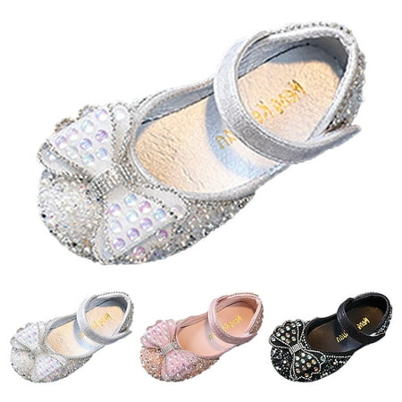 

LYCAQL Toddler Shoes Fashion Spring and Summer Children Dance Shoes Girls Performance Princess Shoes Rhinestone Pearl Cow Girl Boots Size 8 (Pink 2 Big Kids)