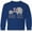 Royal Blue, variant on Inktastic Big Sis Elephant Long Sleeve Youth T-Shirt