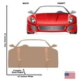 thumbnail image 4 of Cardboard People Red Sports Car Stand-in Life Size Cardboard Cutout Standup, 4 of 4