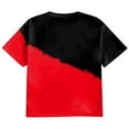 thumbnail image 5 of UAYOTSE Mens Crew Neck Short Sleeve Tee Gradient Cotton T Shirt Big and Tall,Red 6XL, 5 of 5