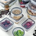 thumbnail image 2 of 48-Piece Food Storage Container Set, Airtight Kitchen Organizers with Easy-Fix Lids, 2 of 18