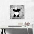 thumbnail image 2 of ARTCANVAS Panda with Guns Canvas Art Print by Banksy - Size: 18" x 18" (1.50" Deep), 2 of 9