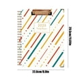 thumbnail image 3 of Ovzne Clipboard A4 Notebook 2025 English Notepad Coil Diary Planner Work Sports Schedule On Clearance, 3 of 6