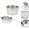 thumbnail image 4 of 1 Ensemble Pot à Fondre le Fromage en Acier Inoxydable Professionnel Compact, 4 of 4