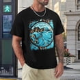 thumbnail image 4 of Blue Oyster Rock Mens Short Sleeve Crewneck T-Shirt 80s 90s Graphic Tees Shirts Top, 4 of 7