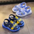 thumbnail image 3 of Novedad de verano para niños, sandalias transpirables con punta abierta, zapatos de playa, fondo suave, antideslizantes, zapatos para aprender a caminar, 3 of 5