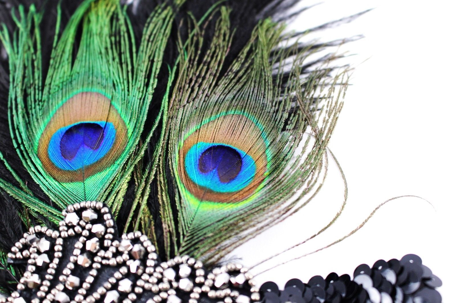 Peacock Feather headband Accessories Great Gatsby~Halloween Party KT00168