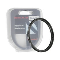 58mm Close-up Filter Macro Lens Filter 4 Diopter Magnification Close-up Lenses with Cap, Black