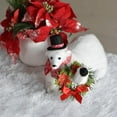 thumbnail image 2 of Annalee Poinsettia Polar Bear, 8 in Collectible Figurine, 2 of 5