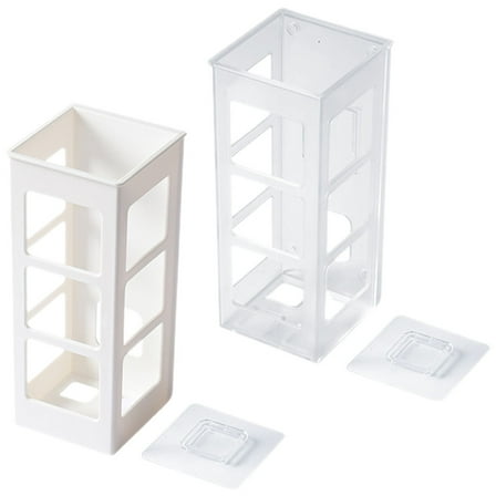 2 Pcs Drain Blow Dryer Brush Curling Iron Storage Box Hair Styling Tool