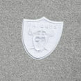 thumbnail image 4 of Men's Antigua Heather Gray Las Vegas Raiders Subtle Quarter-Zip Top, 4 of 4