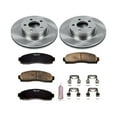 thumbnail image 3 of Power Stop Front Stock Replacement Brake Pad and Rotor Kit KOE1923, 3 of 8