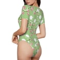 thumbnail image 2 of Fotbe Cute Frog2 Body de Mujer con Cuello Redondo y Mangas Cortas, Sin Mangas Ajustado, Suave, Cómodo y Básico-Medium, 2 of 7