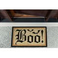 thumbnail image 3 of Contemporary Home Living 30" Durable and Non-Slip Doormat with "Gothic Boo" Design, 3 of 6
