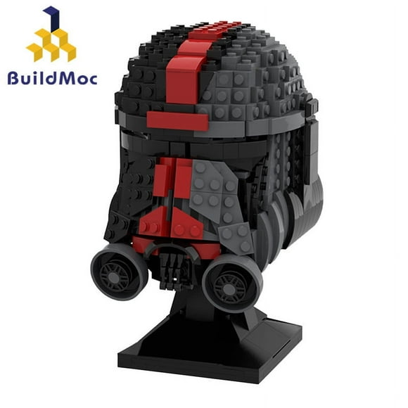 MOC-80184 Star Wars Series Defective Squad Hunter Helmet Set Compatible with Lego Building Toys