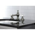 thumbnail image 4 of Kingston Brass KC7066PX Vintage 8 in. Widespread Bathroom Faucet, Polished Nickel, 4 of 5