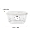 thumbnail image 3 of Weloille 400ml Refrigerator Storage Container (1 Piece), Kitchen Drainage Storage Box, Food Grade Plastic, Versatile Organizer for Fridge, 3 of 6